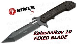 Más Boker cuchilla fija de 10 Kalashnikov con la envoltura 02KAL10