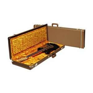 Deluxe Brown Electric Guitar Case (for Jaguar/Jazzmaster 