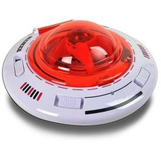 Red 2.5 Flipo In/Outdoor Remote Control Micro UFO W/Flashing Lights 