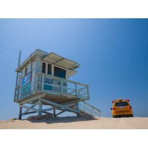 California, Los Angeles, Venice, Venice Beach, Lifeguard Station and 