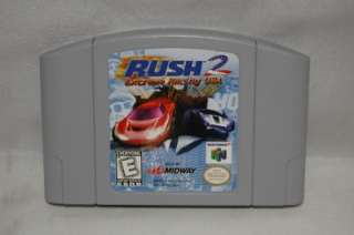 Rush 2 Extreme Racing USA (Nintendo 64, 1998) COMPLETE IN BOX 