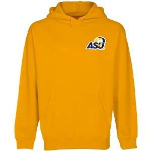  Angelo State Rams Gold Logo Applique Midweight Pullover 