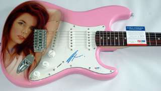 Shania Twain Signed Autographed Airbrush Guitar & Proof PSA DNA UACC 