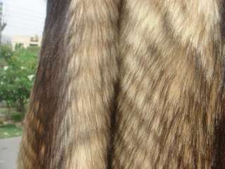   WOLF Fox Coyote PELLICCIA VOLPE Fur Coat Women Men Jacket  