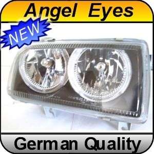 Angel EYES Headlights VW Jetta MK3 Vento (92 98) Black  