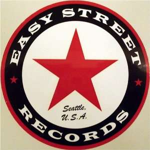  Easy Street Records Circle Sticker Logo Seattle, WA 