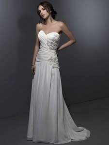 Elegant High Quality Sweetheart Beach Wedding Dress Bridal Gown New 
