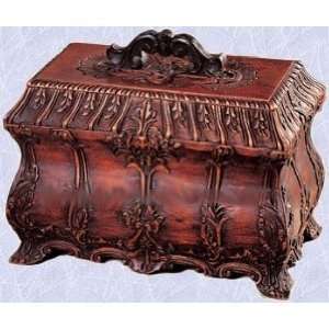 mahogany Jewelery box Victorian antique cast tea Caddy (Digital Angel 