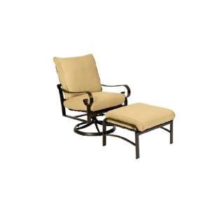  Woodard Belden Aluminum Swivel Rocking Lounge Patio Chair 