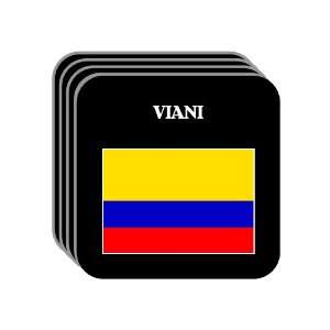  Colombia   VIANI Set of 4 Mini Mousepad Coasters 