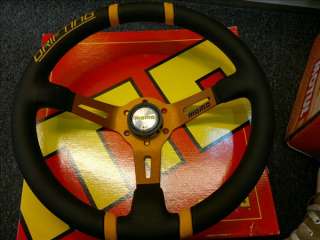 New Genuine MOMO Steering Wheel Drifting Orange Italy  