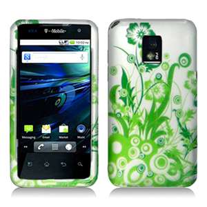 Hard SnapOn Cover Case FOR LG OPTIMUS 2X G2X Vine Green  