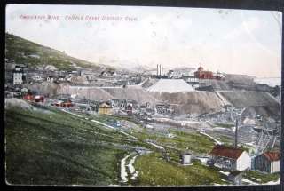 Cripple Creek CO~1908 VINDICATOR MINE ~ Gold Mining  