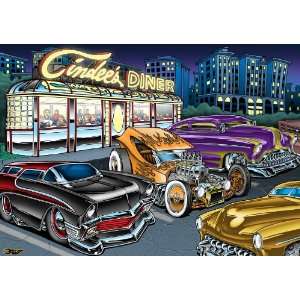  Cindees Diner ~ Wooden Jigsaw Puzzle Toys & Games