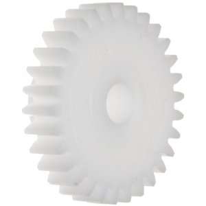 Spur Gear, 20 Degree Pressure Angle, Acetal, Inch, 24 Pitch, 1.167 