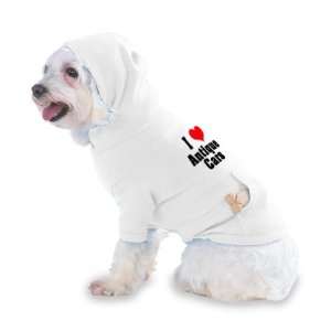  I Love/Heart Antique Cars Hooded T Shirt for Dog or Cat X 