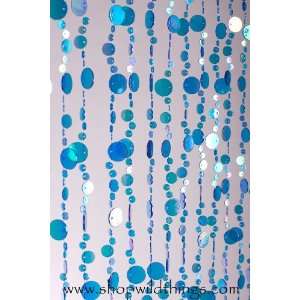 Bubbles Blue on Las Vegas Beaded Curtain