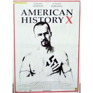  American History X Red Border   Italian Huge Film PAPER 