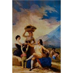  La Vendange by Francisco de Goya, 17 x 20 Fine Art 