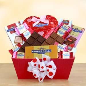 Ghirardelli Sweet Inspirations Valentines Gift Baske 