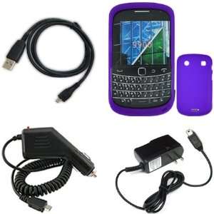  iNcido Brand Blackberry Bold Touch 9900 Combo Solid Purple 