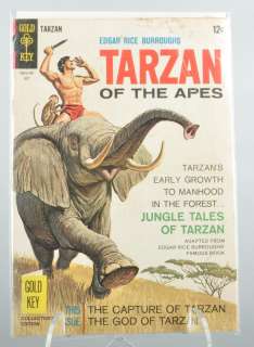 Tarzan of the Apes LOT OF 3 (Bronze Age) Gold Key Comic  