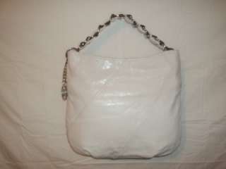 Michael Kors Collette White Leather Shoulder Bag $368 884485764905 