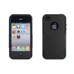   Cover Black Compare Ballistic Hard Skin for Apple iPhone 4 4S Black