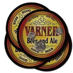  VARNER Family Name Brand Beer & Ale Coasters Everything 