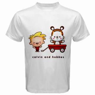 New Calvin and Hobbes Cartoon Comics Funny T Shirt Tee S M L XL 2XL 