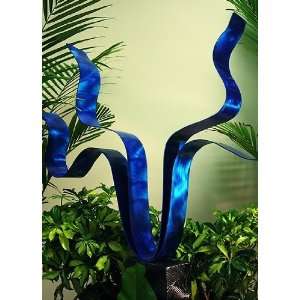   Modern Indoor/Outdoor Metal Art Decor Sculpture: Patio, Lawn & Garden