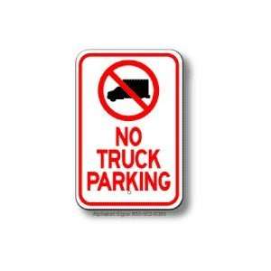  No Truck Parking Graphic Sign: Office Products