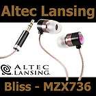 new altec lansing mzx736 bliss light pink in ear buds