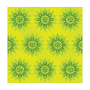  Fabriquilt Ro Gregg Calypso Radiant Bloom Lime by the Half 