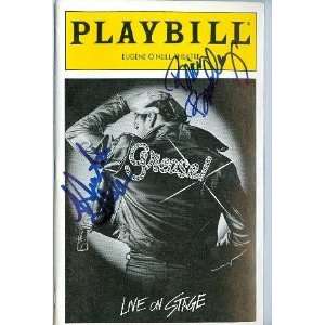 Greese Autographed Broadway Playbill by Brian Bradley & Hunter Foster