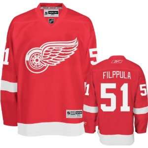 Valtteri Filppula Detroit Red Wings  Red  Premier NHLPA Jersey