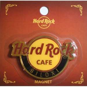  Hard Rock Cafe   Biloxi   Classic Logo Magnet Everything 