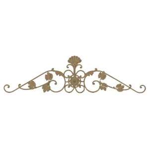 36 Ornate Patina Metal Arch Wall Decor Sculpture:  Home 