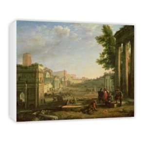  View of the Campo Vaccino, Rome, 1636 (oil   Canvas 