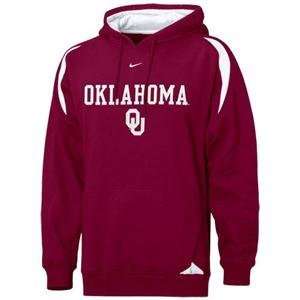 Oklahoma Sooners NCAA Youth Pass Rush Hoody Sweatshirt by Nike (Small 