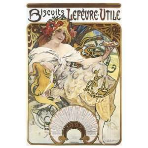  Biscuits Lefevre Utile Giclee Poster Print by Alphonse 