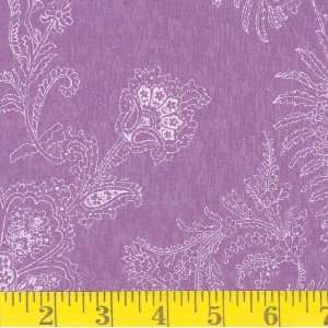  56 Wide Slinky Sheer Magli Flower Purple Fabric By The 