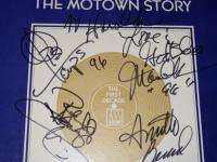 THE MOTOWN STORY 5 LP BOX SET AUTOGRAPH TEMPS/VANDELLAS  