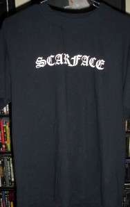 Gangster SCARFACE Tony Montana SAY HELLO Black Shirt  