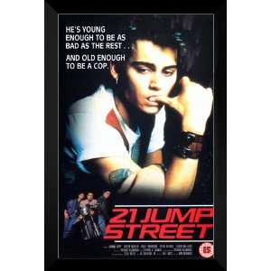  21 Jump Street FRAMED 27x40 Movie Poster Johnny Depp 