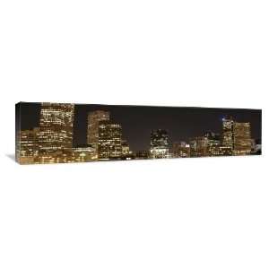 Denver Nightscape   Gallery Wrapped Canvas   Museum Quality  Size: 5ft 