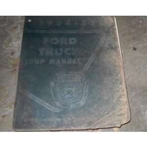   Ford Truck Service Shop Manual Original ford motor company Books