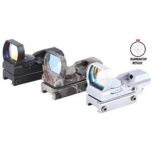   D4 Red Dot Sight   Single Red Illuminated Reticle: Sports & Outdoors