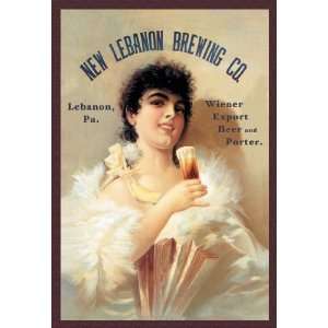 New Lebanon Brewing Company 16X24 Canvas Giclee:  Home 