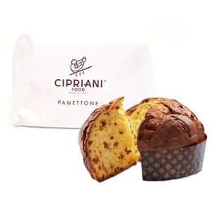 Cipirani All Natural Panettone Italian Cake   Hand Wrapped 2.2 lbs 